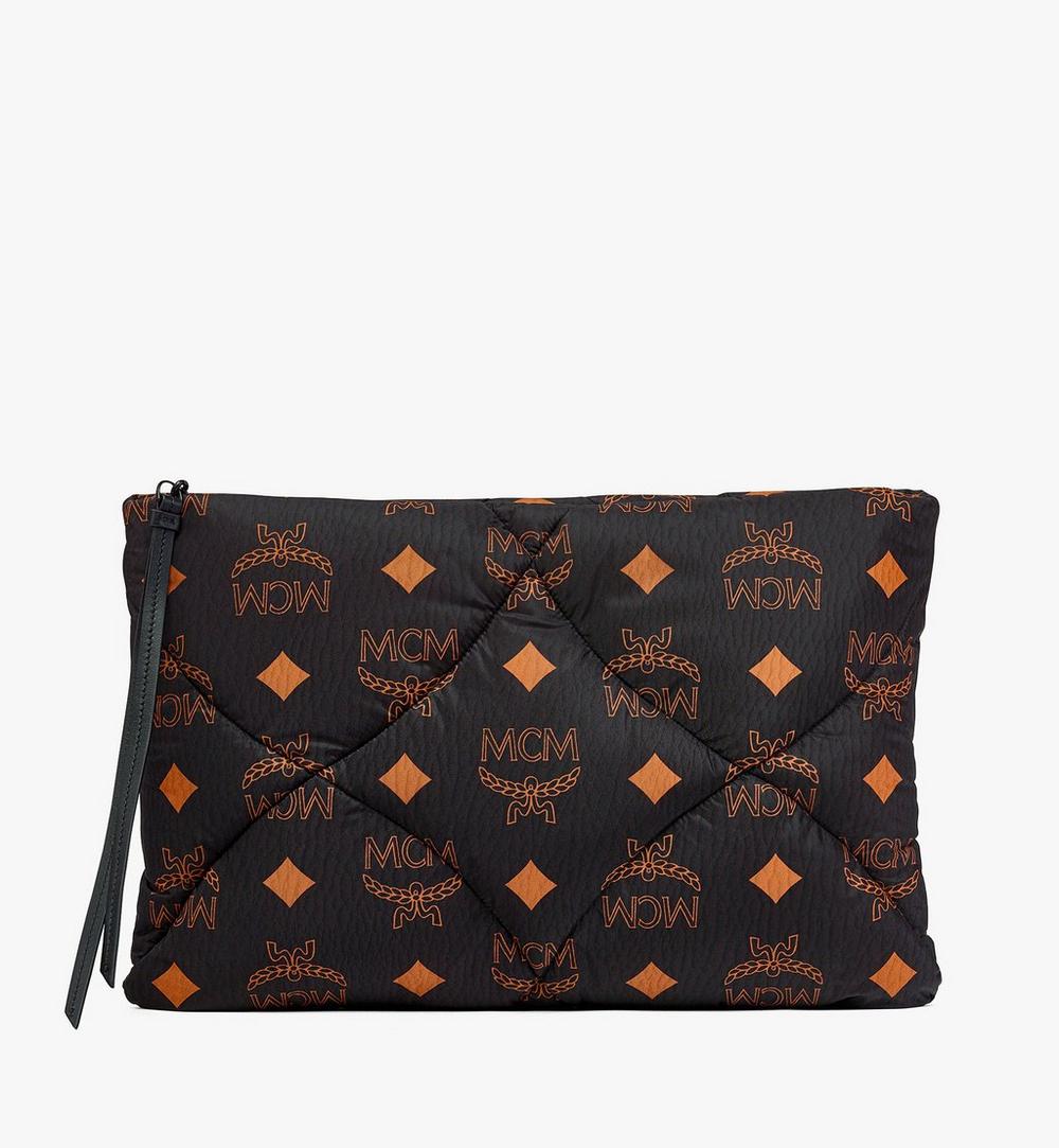 Aren Quilted Pouch in Maxi Monogram Nylon 1